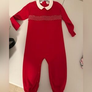 RICHMOND RED RIGSBY ROMPER